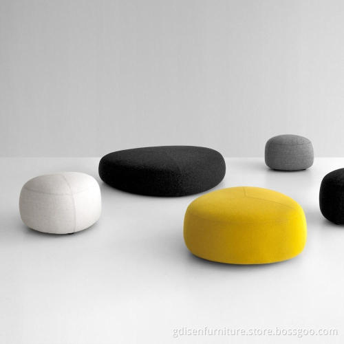 Circus Pouf in velvet sofa ottoman